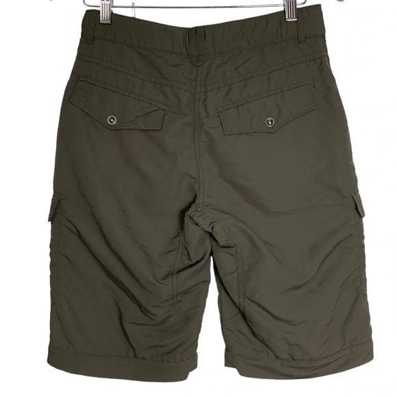 Mountain Equipment Co-op Womens Nylon Brown Cargo Bermuda Hiking Shorts Size 6 - Picture 2 of 11